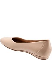 SoftWalk Vellore Leather Square Toe Flats