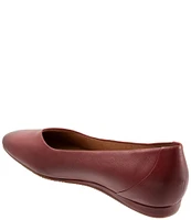 SoftWalk Vellore Leather Square Toe Flats