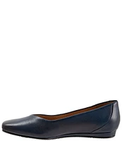 SoftWalk Vellore Leather Square Toe Flats