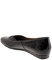 SoftWalk Viana Patent Leather Square Toe Slip-On Flats