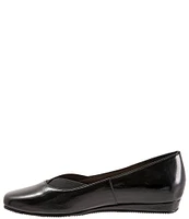 SoftWalk Viana Patent Leather Square Toe Slip-On Flats