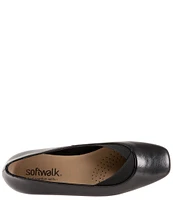 SoftWalk Viana Patent Leather Square Toe Slip-On Flats