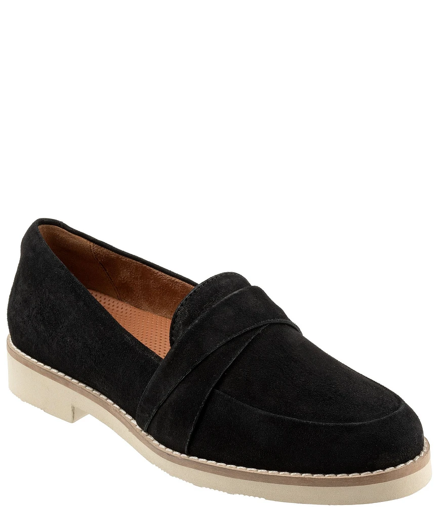 SoftWalk Walsh Suede Slip-On Loafers