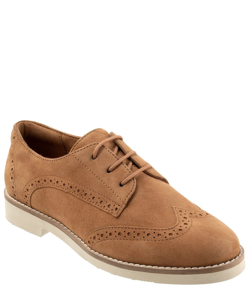 SoftWalk Willet Nubuck Suede Lace-Up Oxfords