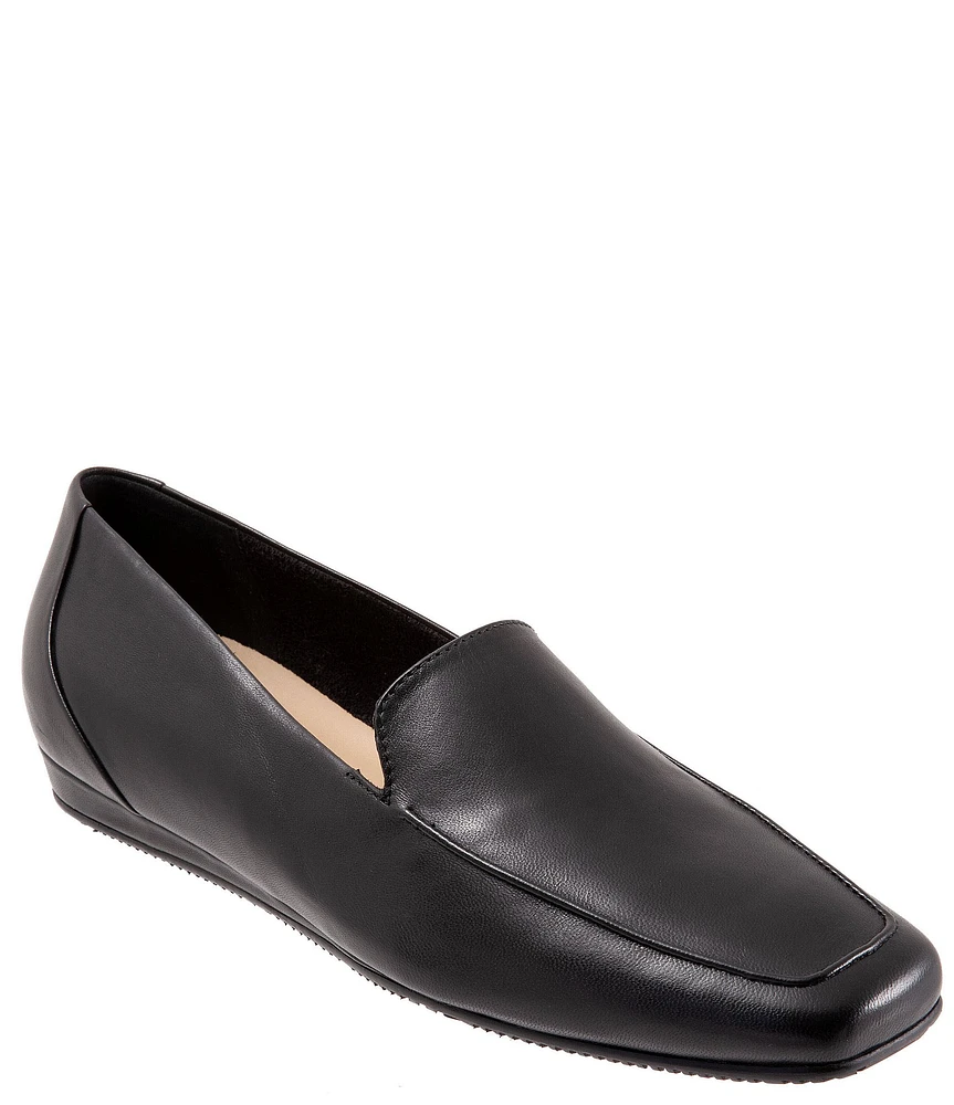 Softwalk Women's Vista Leather Square Toe Loafers