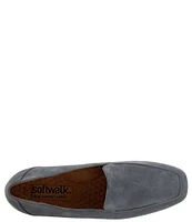 Softwalk Women's Vista Suede Square Toe Loafers