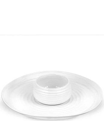 Sophie Conran for Portmeirion White Porcelain Chip & Dip Server