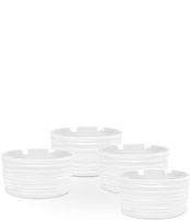 Sophie Conran for Portmeirion 4-Piece White Porcelain Ramekins Set