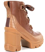 Sorel Caribou X Heel Lace Up Waterproof Booties