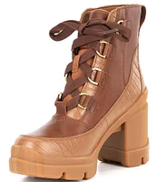 Sorel Caribou X Heel Lace Up Waterproof Booties