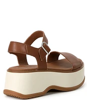 Sorel Dayspring Leather Platform Sandals