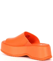 Sorel Dayspring Slide Leather Platform Sandals