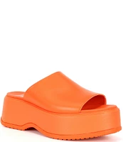 Sorel Dayspring Slide Leather Platform Sandals