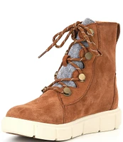 Sorel Explorer III Joan Waterproof Suede Booties