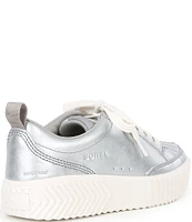 Sorel ONA AVE Low Waterproof Metallic Leather Sneakers