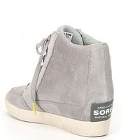 Sorel Out N About Waterproof Leather Wedge Sneakers