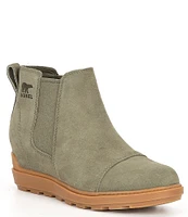 Sorel Evie II Chelsea Waterproof Suede Hidden Wedge Booties