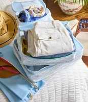 Southern Living Blue Bow 6-Piece Packing Cube Set