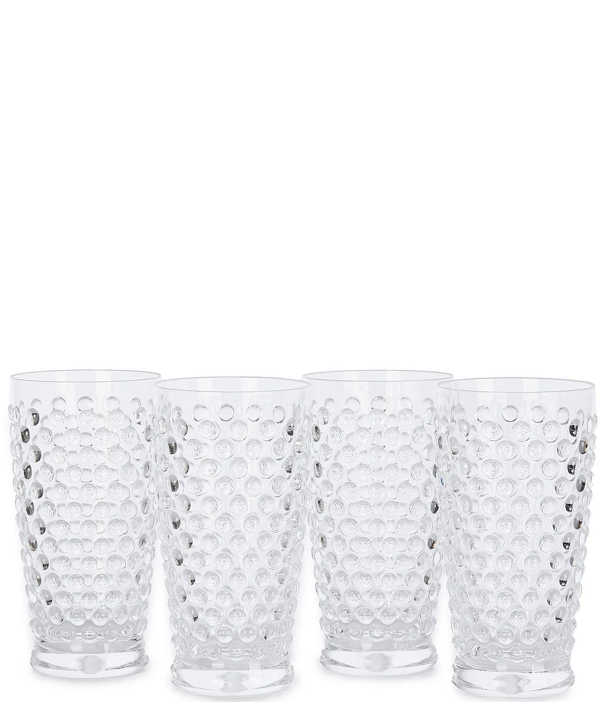 Southern Living Acrylic Parker Hobnail Jumbo Tumblers, Set of 4