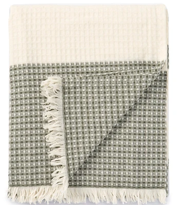 Southern Living Alcott Stripe Fringe Throw