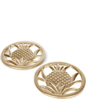 Southern Living Aluminum Pineapple Trivets, Set of 2