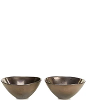 Southern Living Astra Collection Bronze Noodle Bowls, Set of 2
