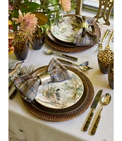 Southern Living Astra Collection Glazed Bronze Metallic Dinner Plate