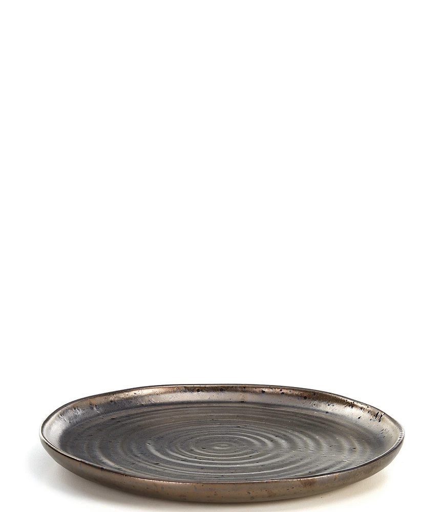 Southern Living Astra Collection Glazed Bronze Metallic Salad Plate