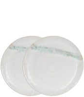 Southern Living Astra Collection White Dinner Plates, Set of 2