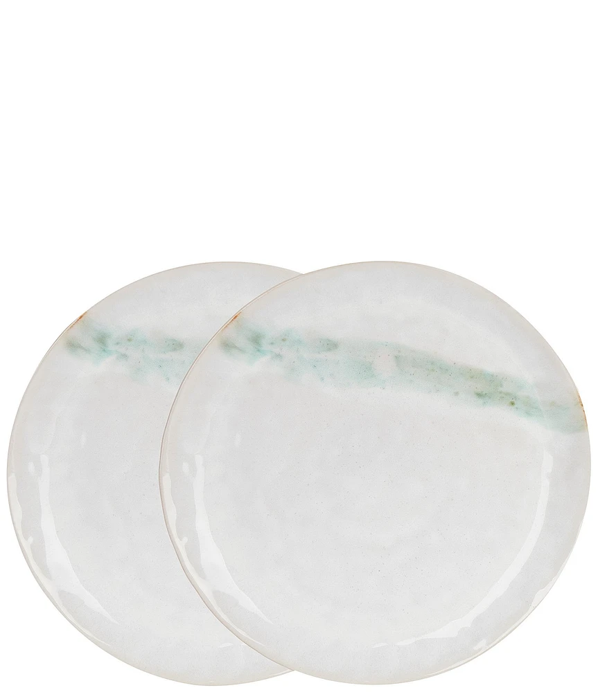 Southern Living Astra Collection White Salad Plates, Set of 2