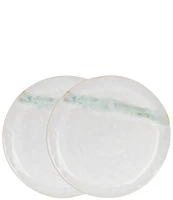 Southern Living Astra Collection White Salad Plates, Set of 2