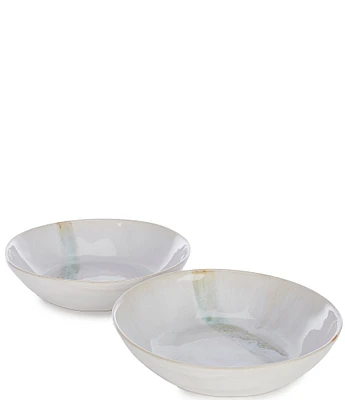 Southern Living Astra Collection White Soup Bowls, Set of 2