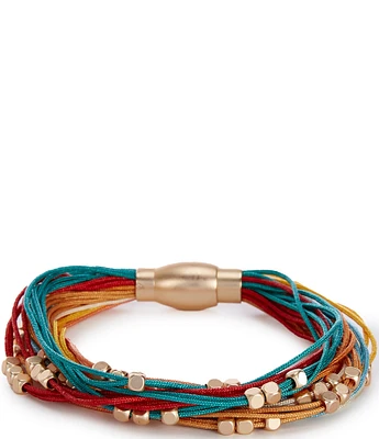 Southern Living Beaded Cord Line Bracelet