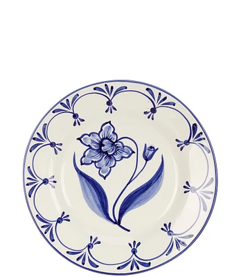 Southern Living Genevieve Collection Hand Painted Salad Plate