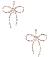 Southern Living Borrowed & Blue By Southern Living Cubic Zirconia Bow Drop Earrings