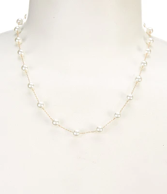 Southern Living Borrowed & Blue By Southern Living Delicate Pearl Collar Necklace