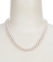 Southern Living Borrowed & Blue by Southern Living Pearl Chain Woven Collar Necklace