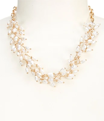 Southern Living Borrowed & Blue By Southern Living Pearl Shakey Statement Necklace