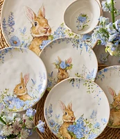 Southern Living Bouquet Bunny Accent Plates, Set of 2