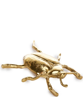 Southern Living Brass Finished Beetle Figurine