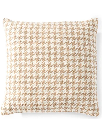 Southern Living Brushed Houndstooth Square Decorative Pillow