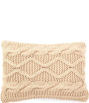 Southern Living Cable Knit Breakfast Pillow