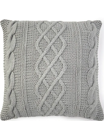 Southern Living Cable Knit Square Pillow