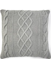 Southern Living Cable Knit Square Pillow