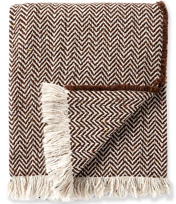 Southern Living Camden Marled Herringbone Throw