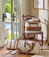 Southern Living Canvas Hanging Toiletry Kit