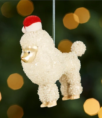 Southern Living Christmas Cheer Collection Beaded Poodle Ornament