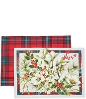 Southern Living Christmas Magnolia Collection Placemats, Set of 2