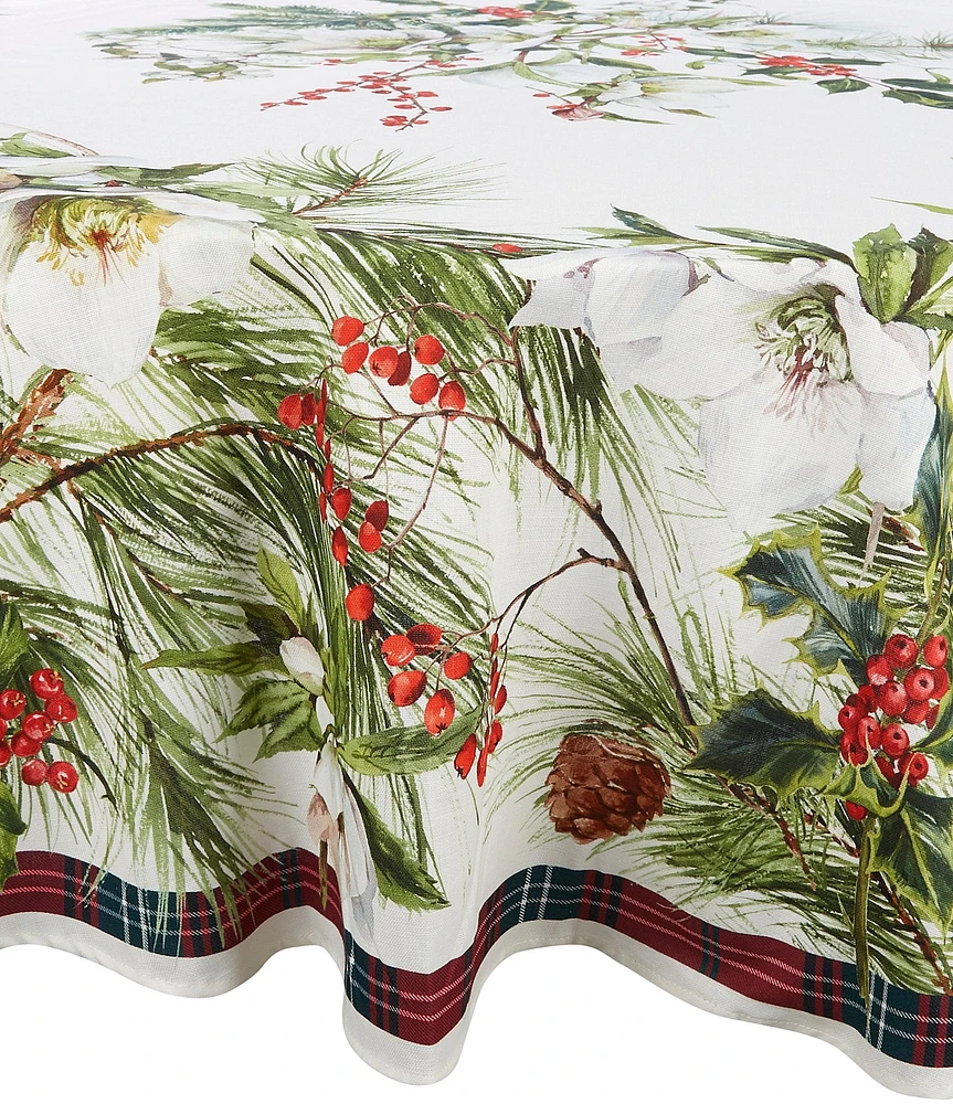 Southern Living Christmas Magnolia Collection Table Linen