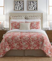 Southern Living Classic Collection Argenta Floral Print Comforter Mini Set